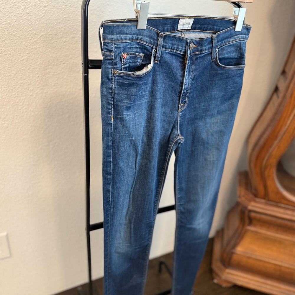 Hudson Jeans Women's Blue Skinny Jeans - Picture 7 of 14